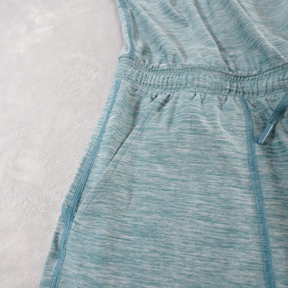 Duluth Trading Armachillo Jogger Jumpsuit  Womens M Blue Stretch Sleeveless - Picture 12 of 16